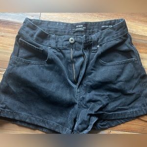 Cotton on Black denim jean shorts
